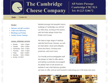 Tablet Screenshot of cambridgecheese.com